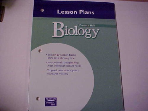 Stock image for Lesson Plans for use with Prentice Hall's Biology for sale by Dailey Ranch Books