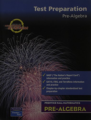 Stock image for PRENTICE HALL MATH PRE-ALGEBRA TEST PREP STUDENT STUDY GUIDE 2004C for sale by Iridium_Books