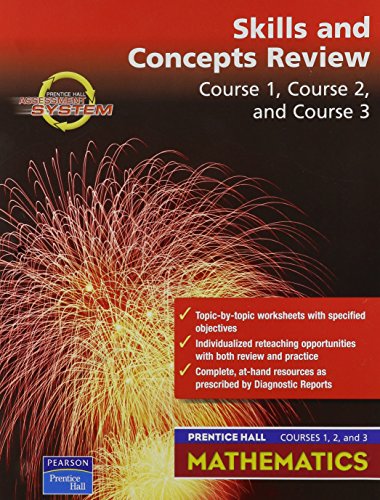 Stock image for Mathematics: Skills and Concepts Review, Courses 1-3 for sale by The Book Cellar, LLC