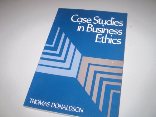 Beispielbild fr Case studies in business ethics zum Verkauf von Robinson Street Books, IOBA