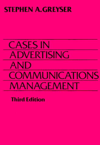 9780131161382: Cases in Advertising and Communications Management