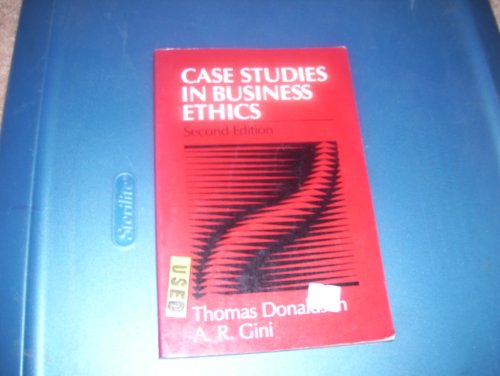 Imagen de archivo de Case Studies in Business Ethics a la venta por Better World Books