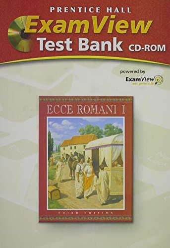 Stock image for ECCE ROMANI LEVEL 1 COMPUTER TEST BANK PACKAGE WITH TEST BOOK AND CD-ROM2005C for sale by Iridium_Books