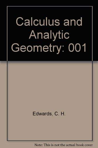9780131165755: Calculus and Analytic Geometry: 001