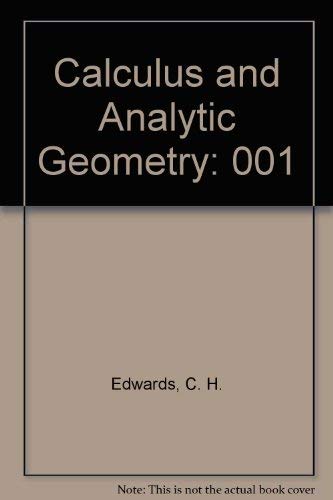 9780131165755: Calculus and Analytic Geometry