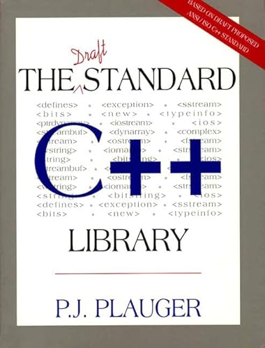 Draft Standard C++ Library, The (9780131170032) by Plauger, P. J.