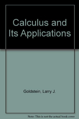 Stock image for Calculus and Its Applications for sale by Wonder Book