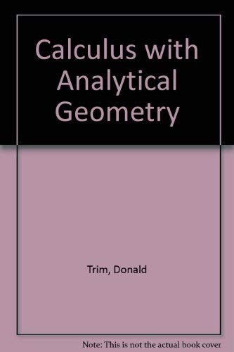 9780131172760: Calculus with Analytical Geometry