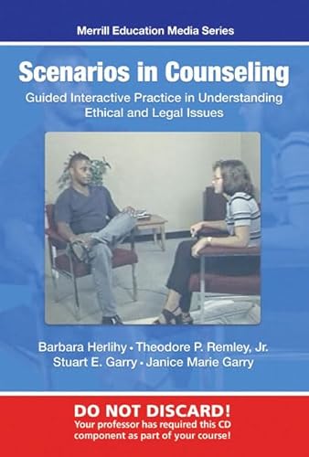 9780131176102: Scenarios in Counseling: Guided Interactive Practice in Understanding Ethical and Legal Issues, CD-ROM