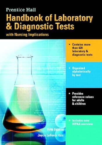 9780131180178: Handbook of Laboratory & Diagnostic Tests With Nursing Implications