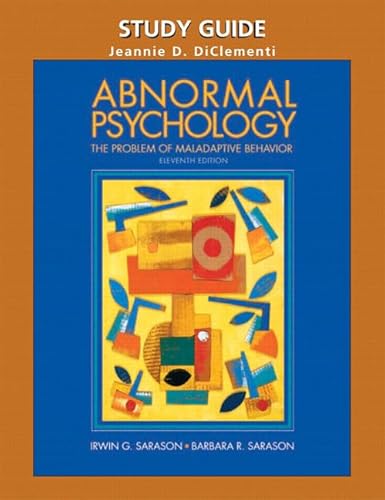 Beispielbild fr Abnormal Psychology: The Problem of Maladaptive Behavior zum Verkauf von ThriftBooks-Dallas