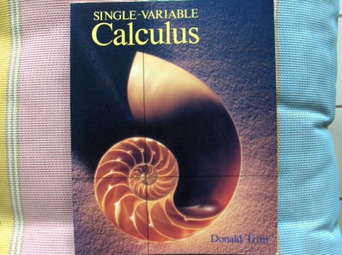 Beispielbild fr Single-Variable Calculus zum Verkauf von HPB-Red