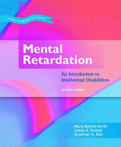 Imagen de archivo de Mental Retardation: An Introduction to Intellectual Disability a la venta por ThriftBooks-Dallas