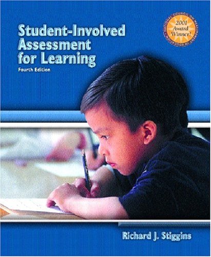 Stock image for Student-Involved Assessment FOR Learning (4th Edition) for sale by Wonder Book