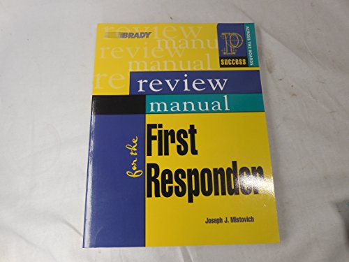 Imagen de archivo de Review Manual for the First Responder a la venta por Wonder Book