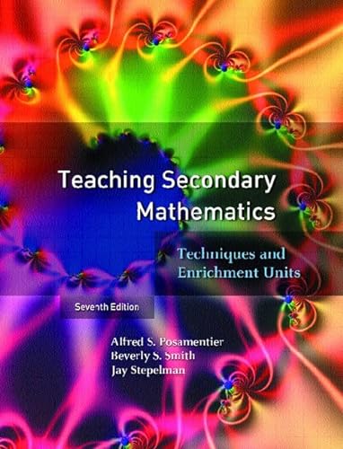 Beispielbild fr Teaching Secondary Mathematics : Techniques and Enrichment Units zum Verkauf von Better World Books
