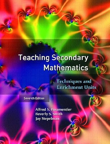 Imagen de archivo de Teaching Secondary Mathematics: Techniques and Enrichment Units a la venta por ThriftBooks-Reno