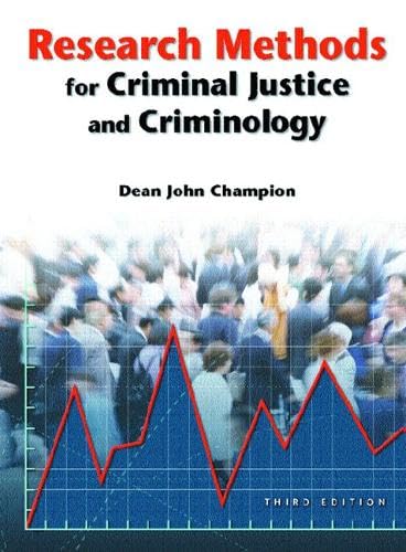 9780131189287: Research Methods For Criminal Justice and Criminology