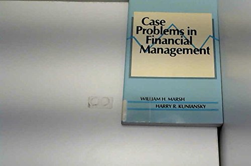 Stock image for Case Problems in Financial Management for sale by Wonder Book