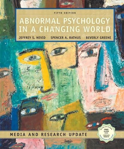 9780131189621: Abnormal Psychology in a Changing World