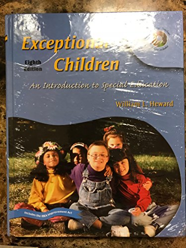 Beispielbild fr Exceptional Children: An Introduction To Special Education zum Verkauf von BooksRun