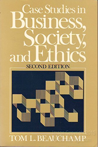 Beispielbild fr Case Studies in Business, Society and Ethics zum Verkauf von NEPO UG