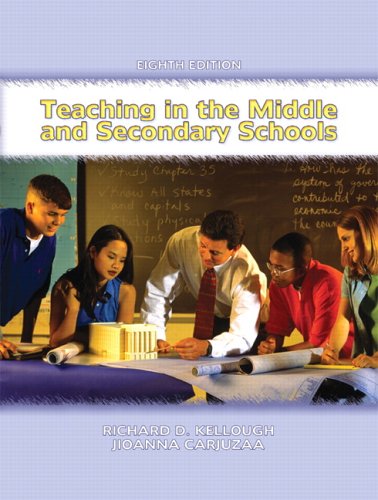 Beispielbild fr Teaching in the Middle and Secondary Schools zum Verkauf von Better World Books
