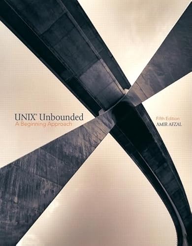 Imagen de archivo de UNIX Unbounded: A Beginning Approach (5th Edition) a la venta por SecondSale