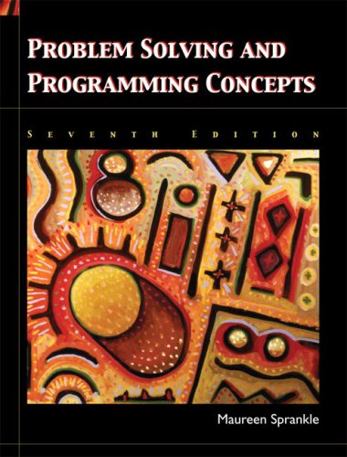 Stock image for Problem Solving and Programming Concepts for sale by BookHolders