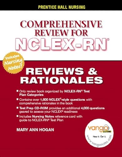 Stock image for Prentice Hall's Comprehensive Review For NCLEX-RN: Reviews & Rationales for sale by HPB-Red