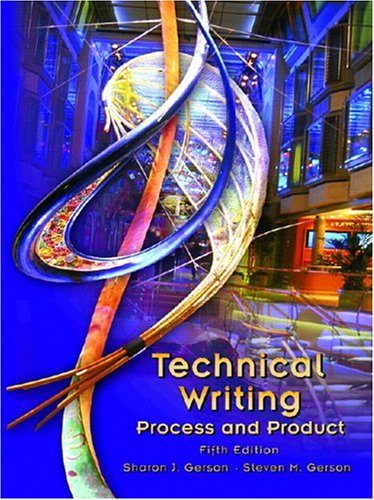 Stock image for Technical Writing: Process And Product for sale by SecondSale
