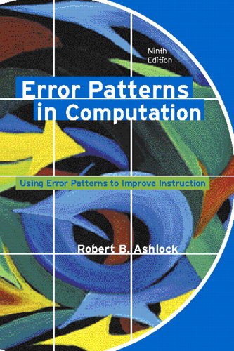 Beispielbild fr Error Patterns In Computation: Using Error Patterns to Improve Instruction zum Verkauf von BooksRun