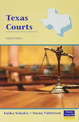 Stock image for Texas Courts (8th Edition) for sale by HPB-Red