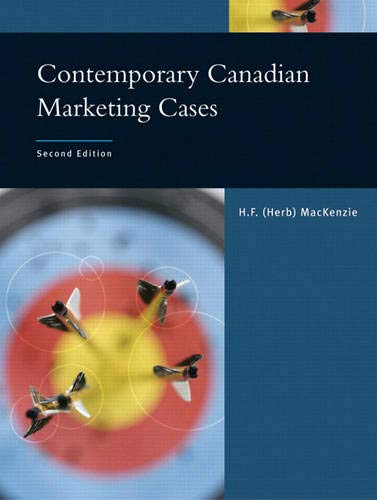 Stock image for Contemporary Canadian Marketing Cases for sale by ThriftBooks-Atlanta