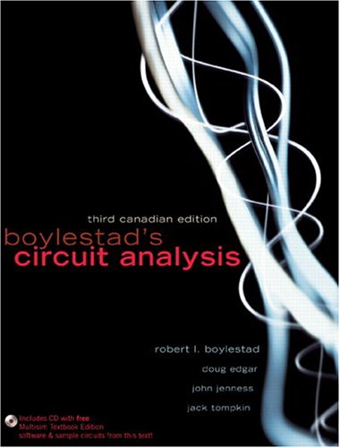 Imagen de archivo de Boylestad's Circuit Analysis Third Canadian Edition (3rd Edition) a la venta por ThriftBooks-Atlanta