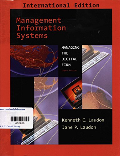 Beispielbild fr Management Information Systems (International Edition) zum Verkauf von WorldofBooks