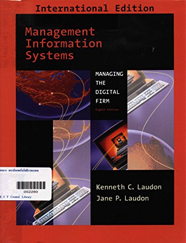Imagen de archivo de Management Information Systems a la venta por Anybook.com