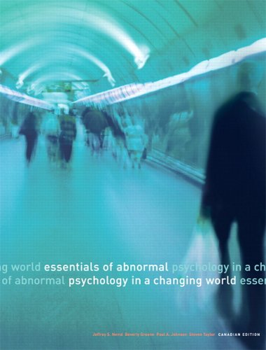 Beispielbild fr Essentials of Abnormal Psychology, Canadian Edition zum Verkauf von Starx Products