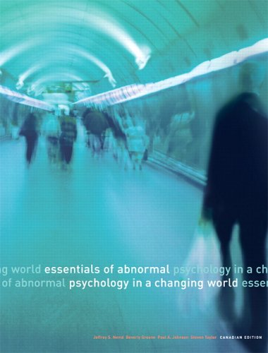 9780131206861: Essentials of Abnormal Psychology, Canadian Edition