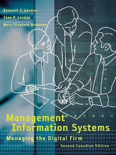 9780131213524: Management Information Systems: Managing the Digital Firm, Second Canadian Edition