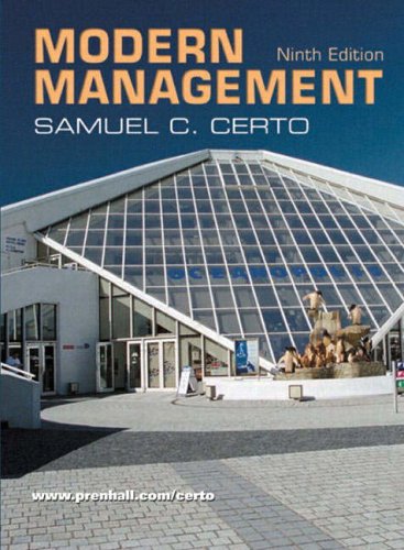 9780131214477: Modern Management: International Edition