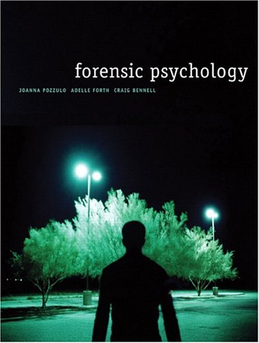 Beispielbild fr Forensic Psychology zum Verkauf von Better World Books: West