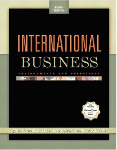 Stock image for International Business: Environments and Operations (International Edition) for sale by WorldofBooks