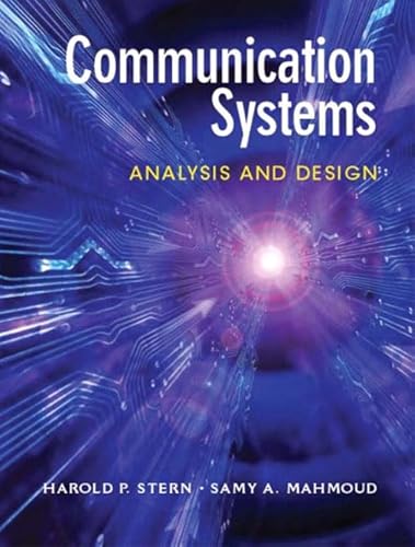 9780131219298: Communication Systems: Analysis and Design: International Edition