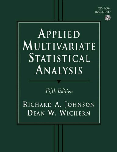 Stock image for Applied Multivariate Statistical Analysis for sale by Anybook.com