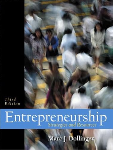 9780131225015: Entrepreneurship: Strategies and Resources: International Edition