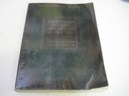 Stock image for Information Systems Management in Practice: International Edition for sale by medimops