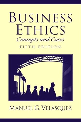 Imagen de archivo de Business Ethics: Concepts and Cases a la venta por medimops