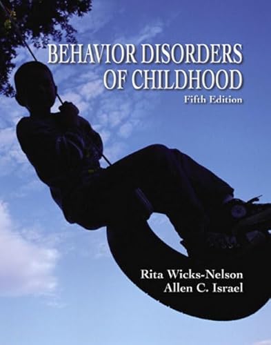 Stock image for Behavior Disorders of Childhood: International Edition for sale by Phatpocket Limited