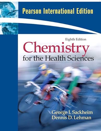 9780131228009: Chemistry for the Health Sciences: International Edition